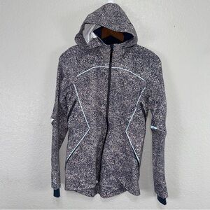 Lululemon Runaway Jacket‎ Geometric Printed 4 athlete running thumbholder #cc